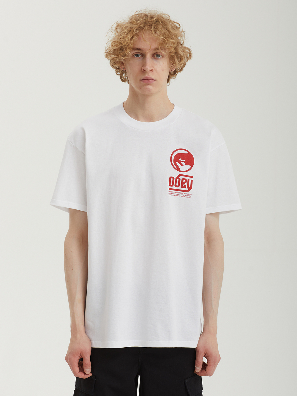 Мужская Футболка Obey Trademark