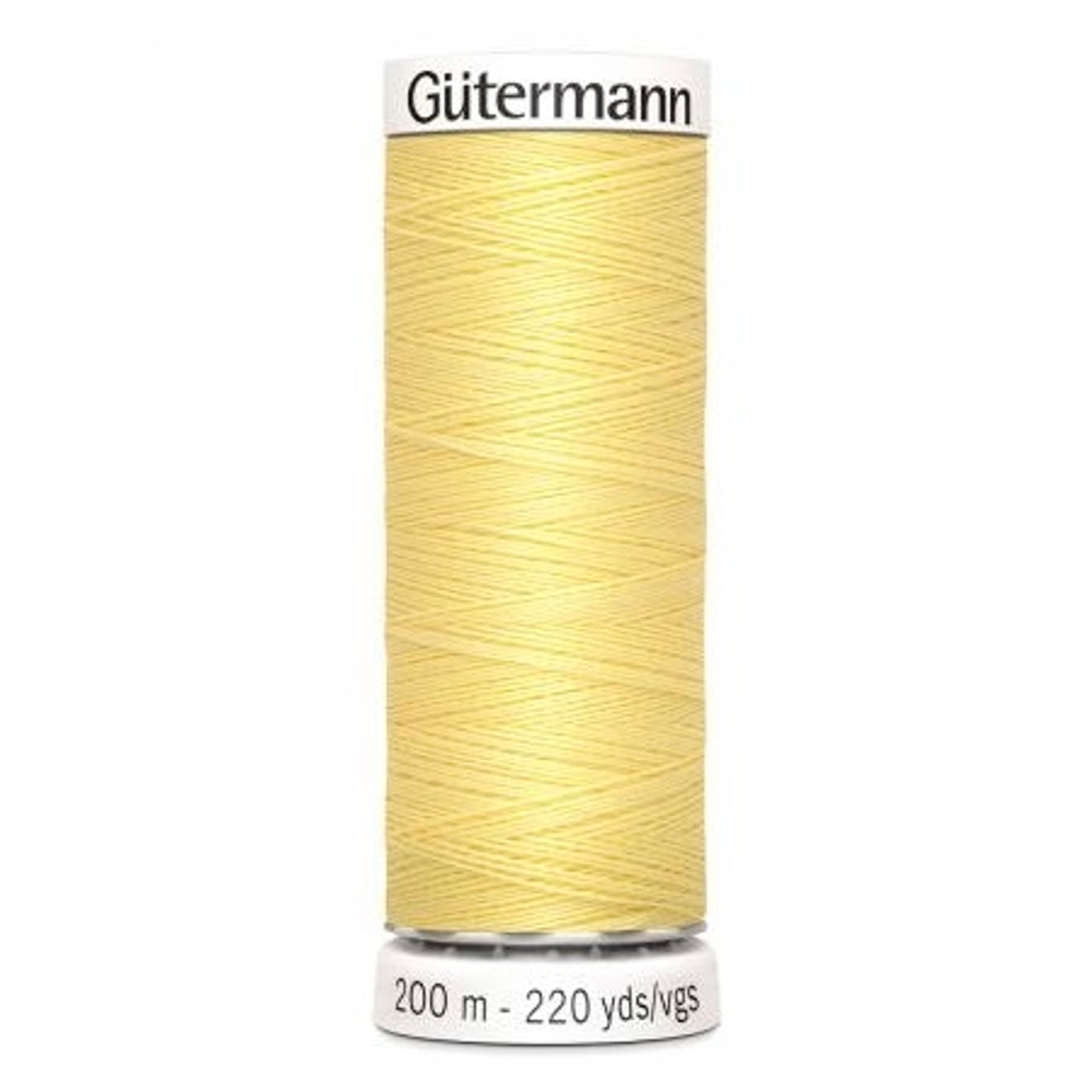 Нить Sew-All 200 м, Gutermann, 578 бледно-желтый