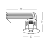 Светильник встраиваемый LED 9W 3000K