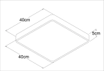 Потолочный светильник Arte Lamp SCENA A2663PL-1BK, 1хLED