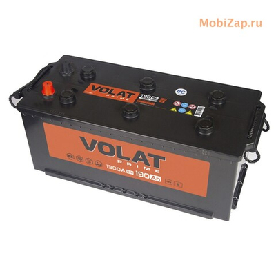 VOLAT Prime Professional 190Ah R+ (без борта)