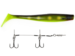 Виброхвосты LJ 3D BBS Series KUBIRA SWIM SHAD 9,0in (22,86)/PG21 1шт.+Stinger L