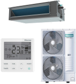 Сплит-система кондиционер канальный Hisense AUD-85UX4RPH8/AUW-85U6RZ8 на 230 м²
