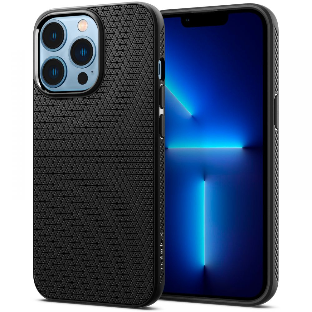 Чехол Spigen LIQUID AIR iPhone 13 PRO MAX MATTE BLACK