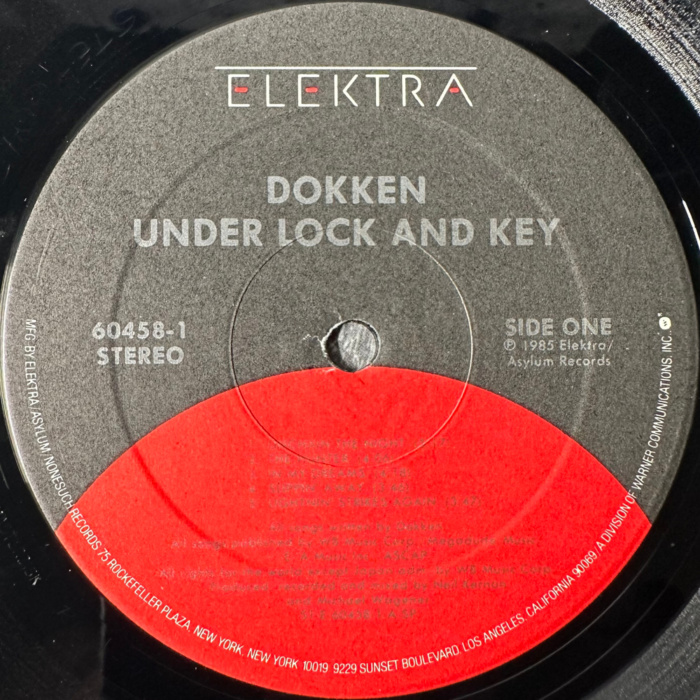 Dokken ‎– Under Lock And Key (США 1985г.)