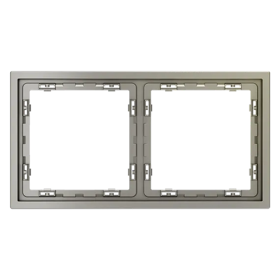 Рамка пластиковая на 2 поста Voltum S70 Шелк VLS100204