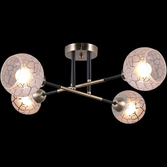 Потолочная люстра IL9573-4CSQ-79 BK AB ILLUMICO