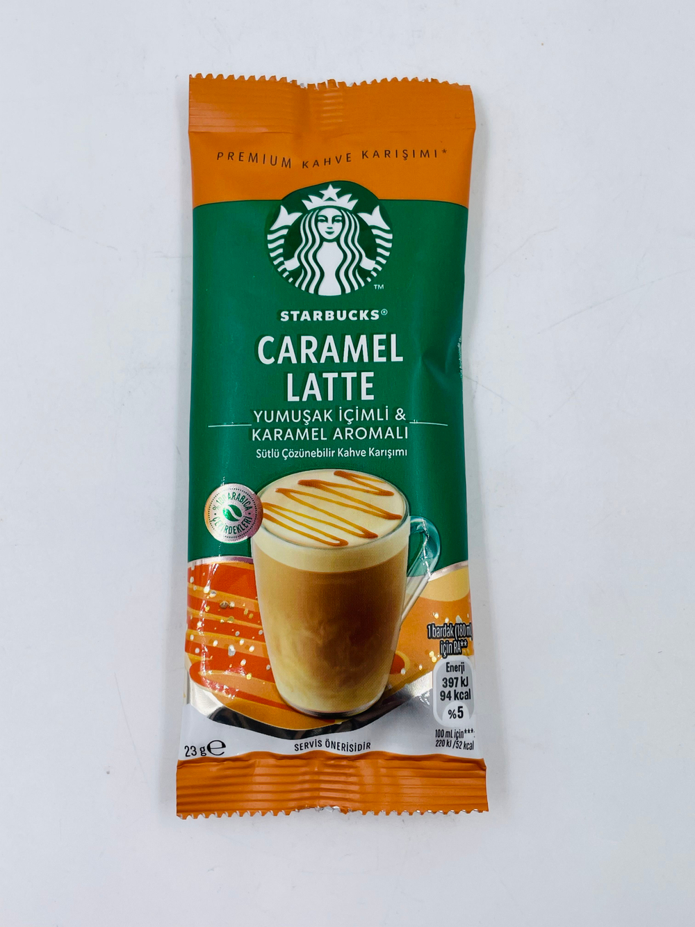 Starbucks кофе растворимый ассорти (Caffe Mocha, White Mocha, Cappuccino, Caramel, Caffe Latte, Hazelnut), 6 саше-пакетиков, 128 г (Турция)