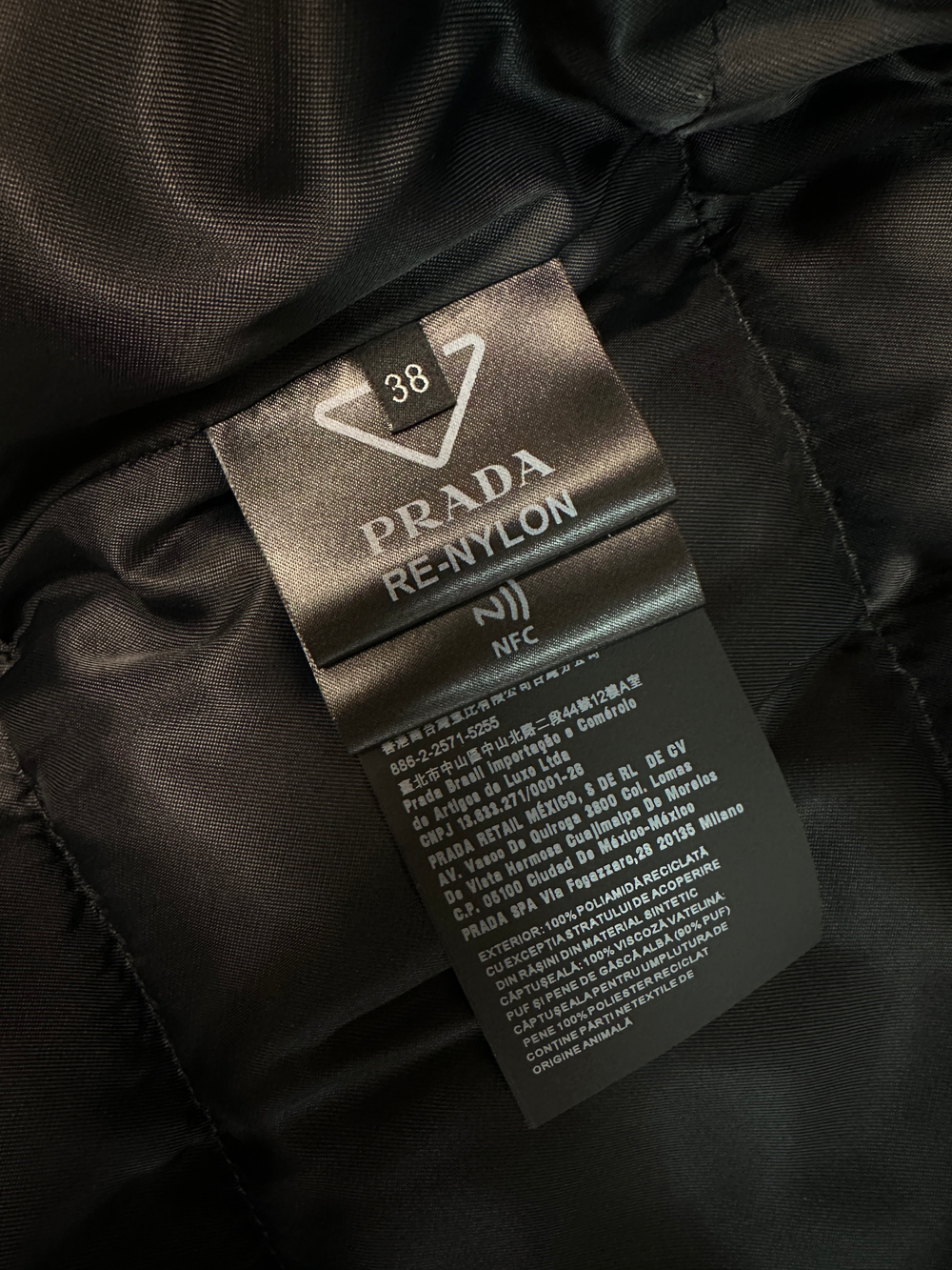 Пуховик Prada