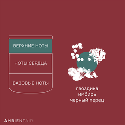 Свеча ароматическая Ambientair Gifting Имбирное печенье 40ч