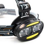 Фонарь налобный "СИБИРСКИЙ СЛЕДОПЫТ-Радиант", 4 LED + 2 COB, аккум.2x2200mAh/60/