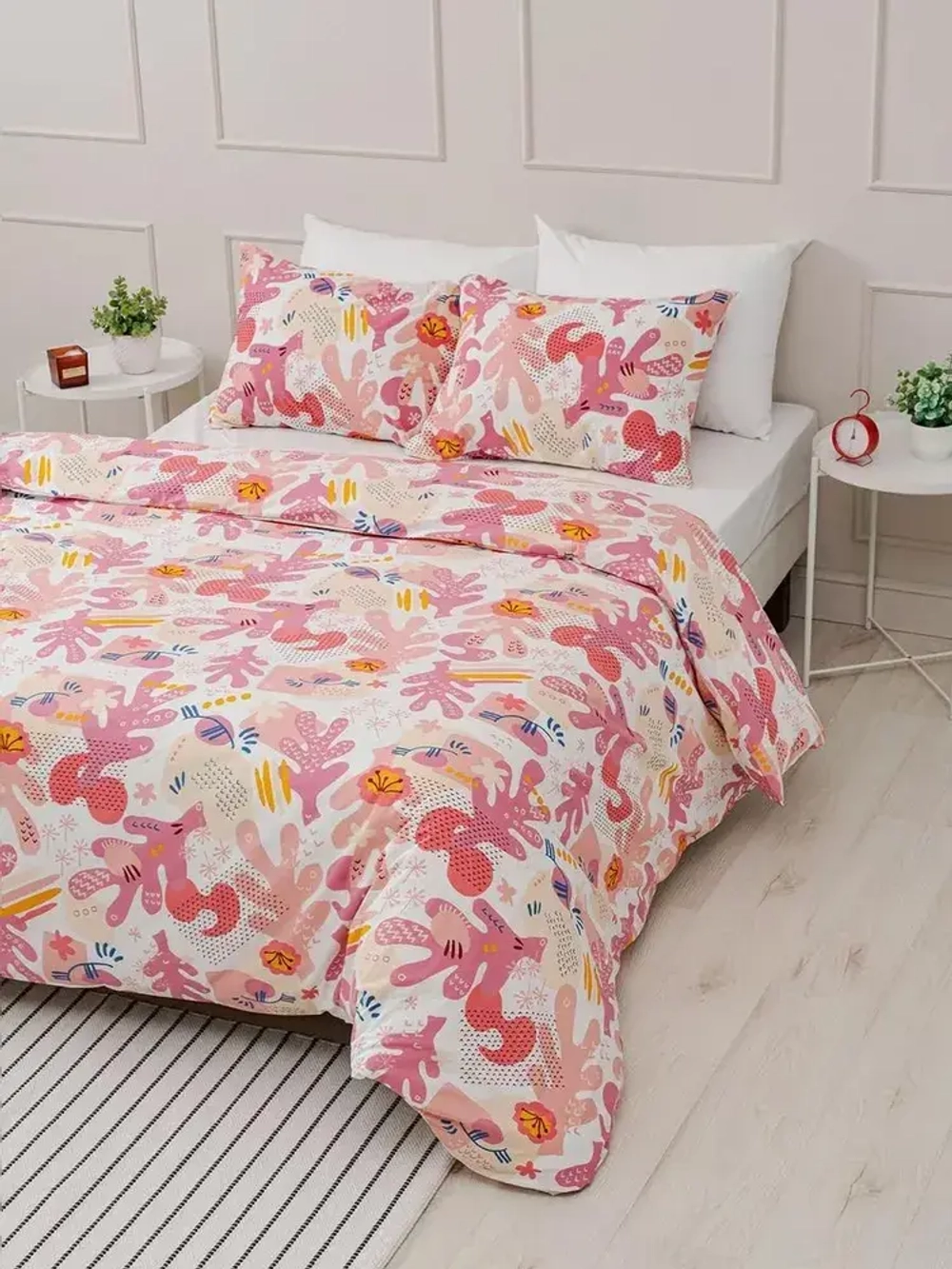 КПБ YERRNA 1.5сп 150*200 под/ 50*70 нав рисунки