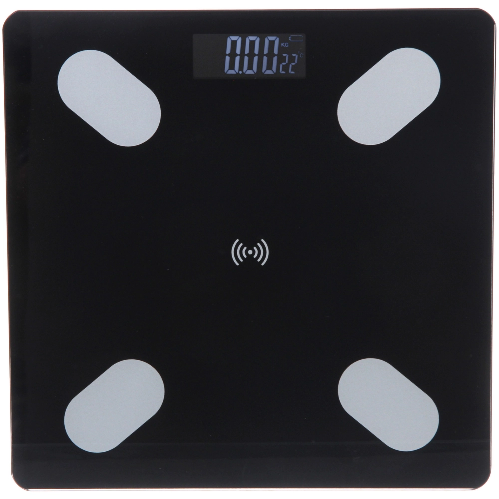 Весы напольные электронные «SMART-Weight» 26*26*0,4 см, bluetooth (работает от 2хААА), Черный