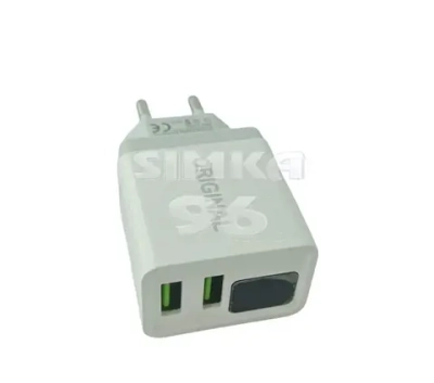 СЗУ 2 выхода USB 3А AS-04 с индикатором напряжения