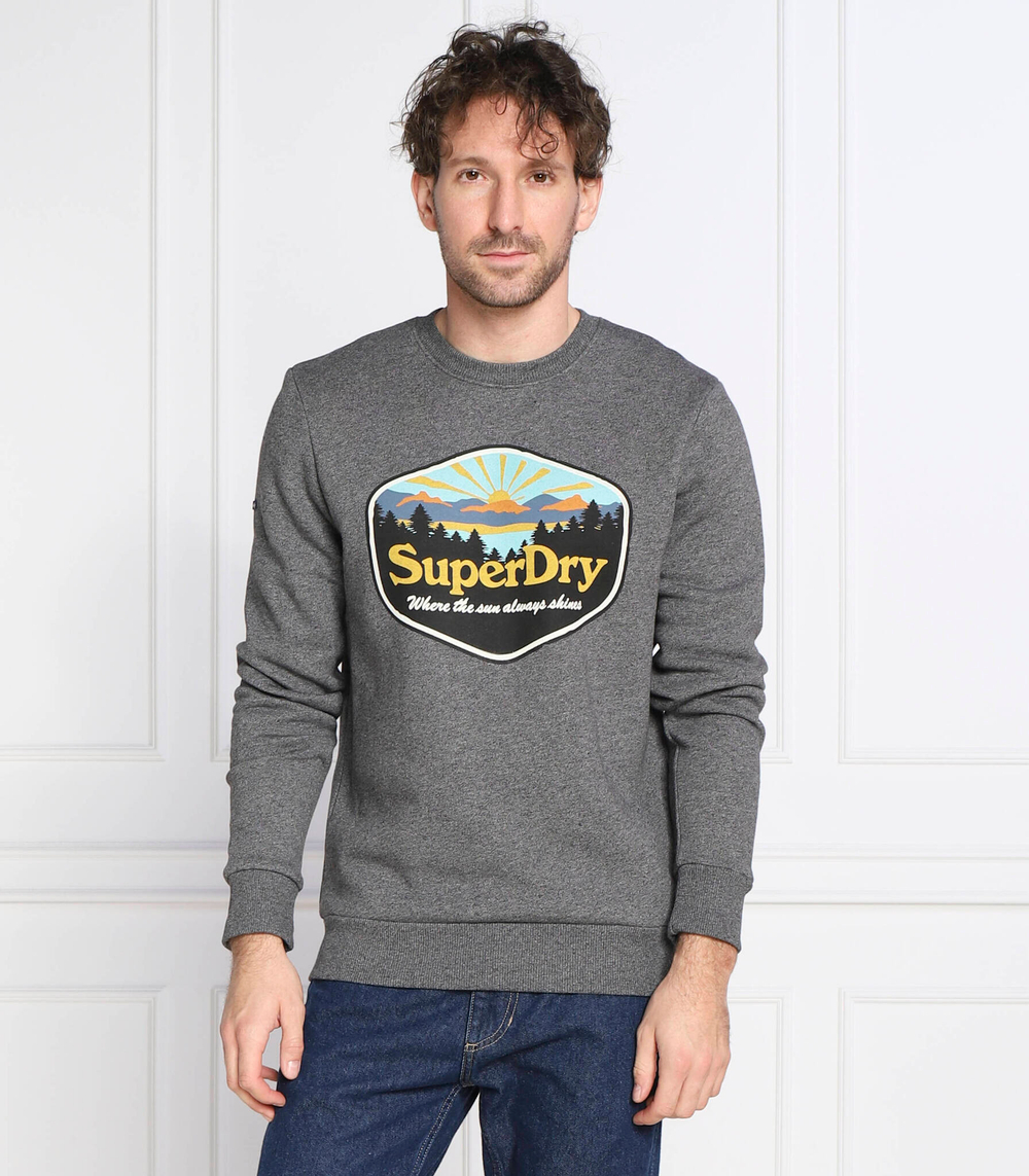 Худи Superdry - серый(M2012118A)