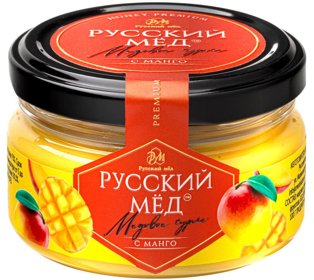 Медовое суфле с манго Русский мёд 100 мл