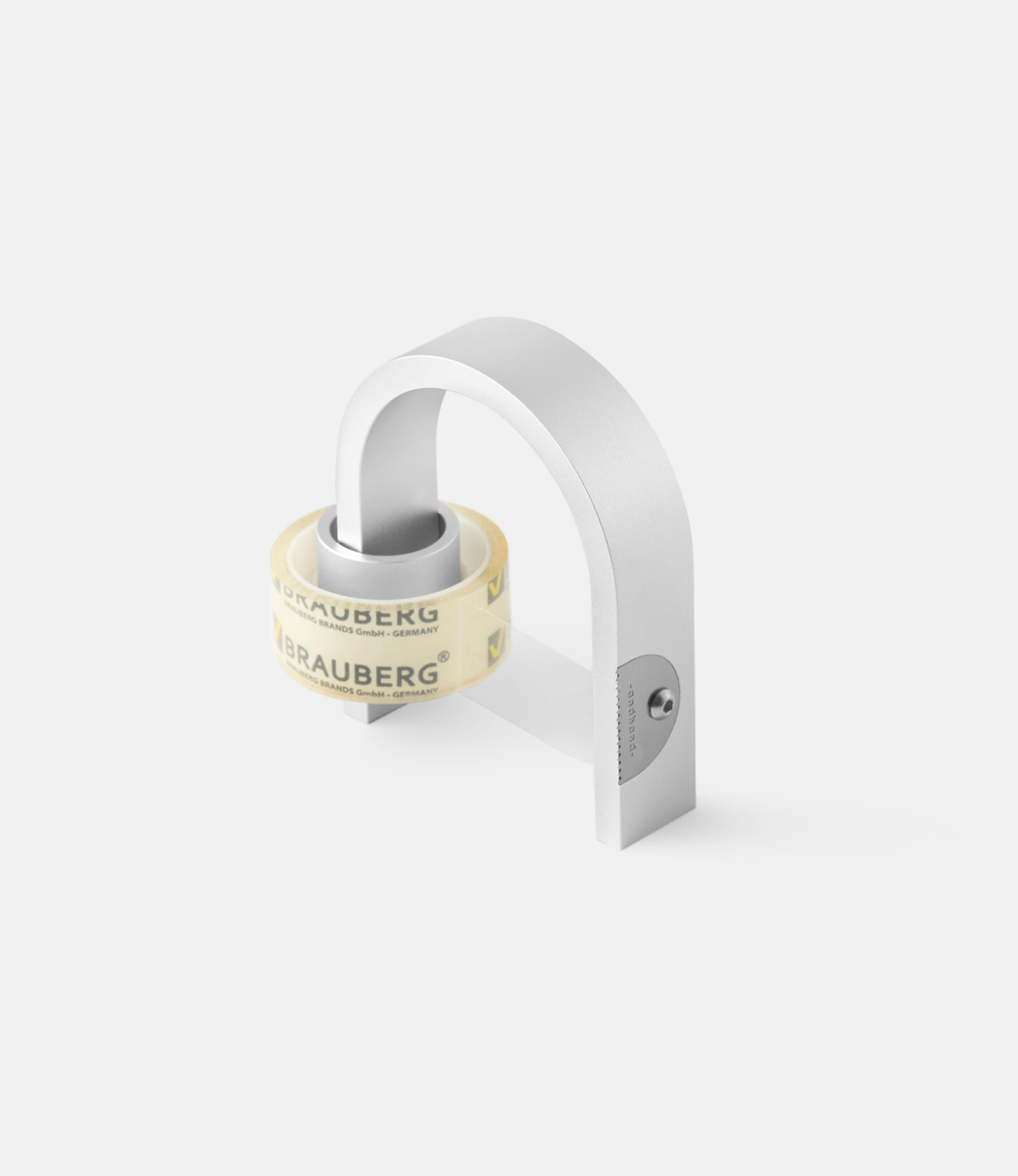 Andhand Hoop tape dispenser Silver Lustre — держатель для скотча из алюминия