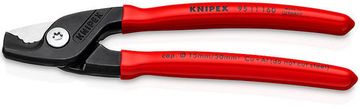 Кабелерез StepCut, ступенчатый рез, обливные рукоятки, 160 mm, KNIPEX 95 11 160 KN-9511160