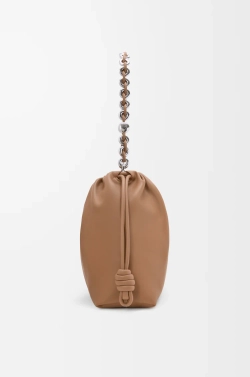 Loewe Большая сумка Flamenco из мягкой кожи ягненка наппа, мокко
