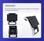 Магнитола для Nissan X-Trail 2007-2014 (T31) - Teyes CC3-2K-360 монитор 13", QLED+2K, Android 10, Быстрая, 4G SIM-слот, CarPlay, 4 камеры в комплекте