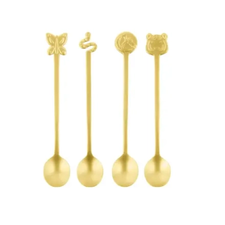 Sambonet Набор из 4 ложек Party Fashion Gold 52649G41