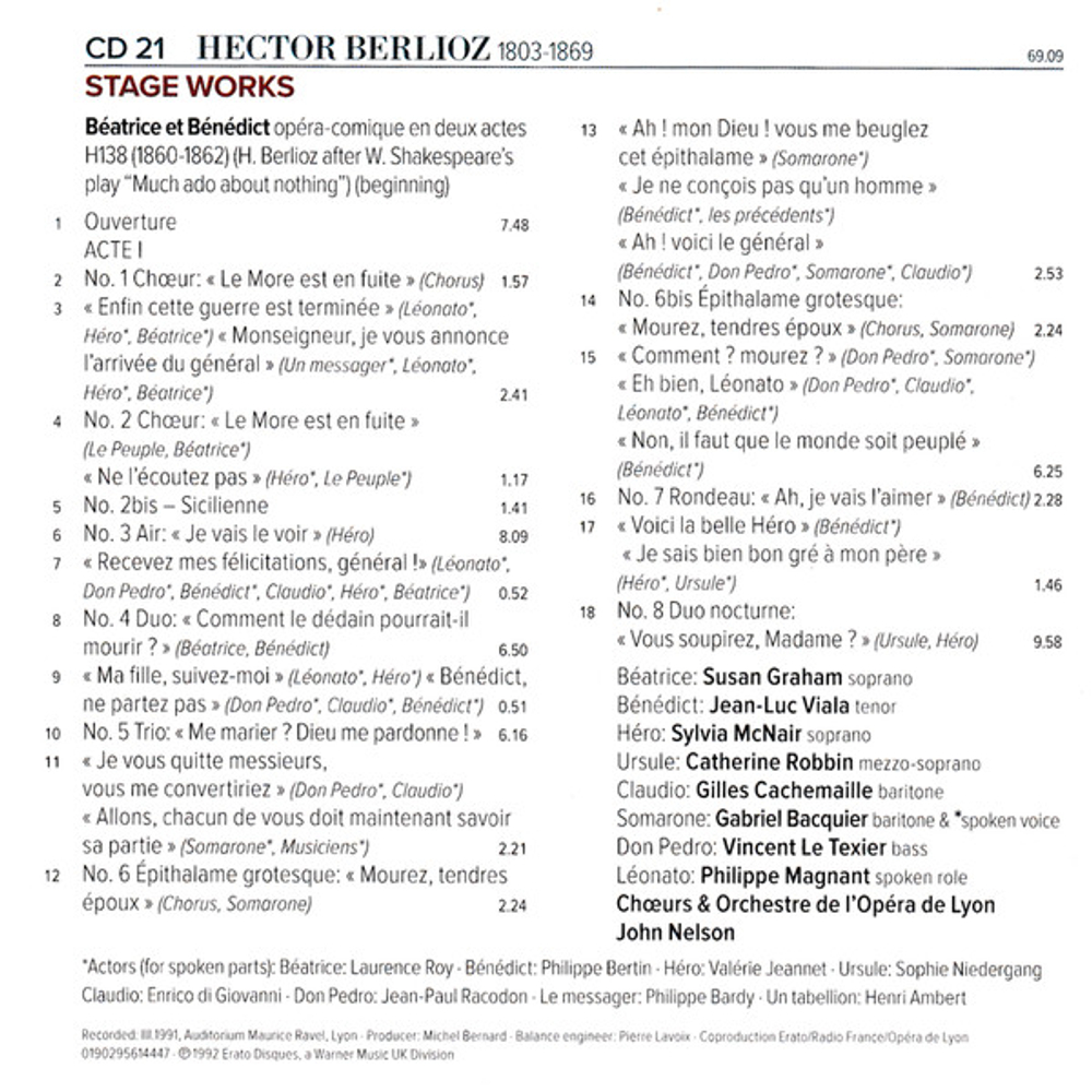 Hector Berlioz / The Complete Works (27CD)