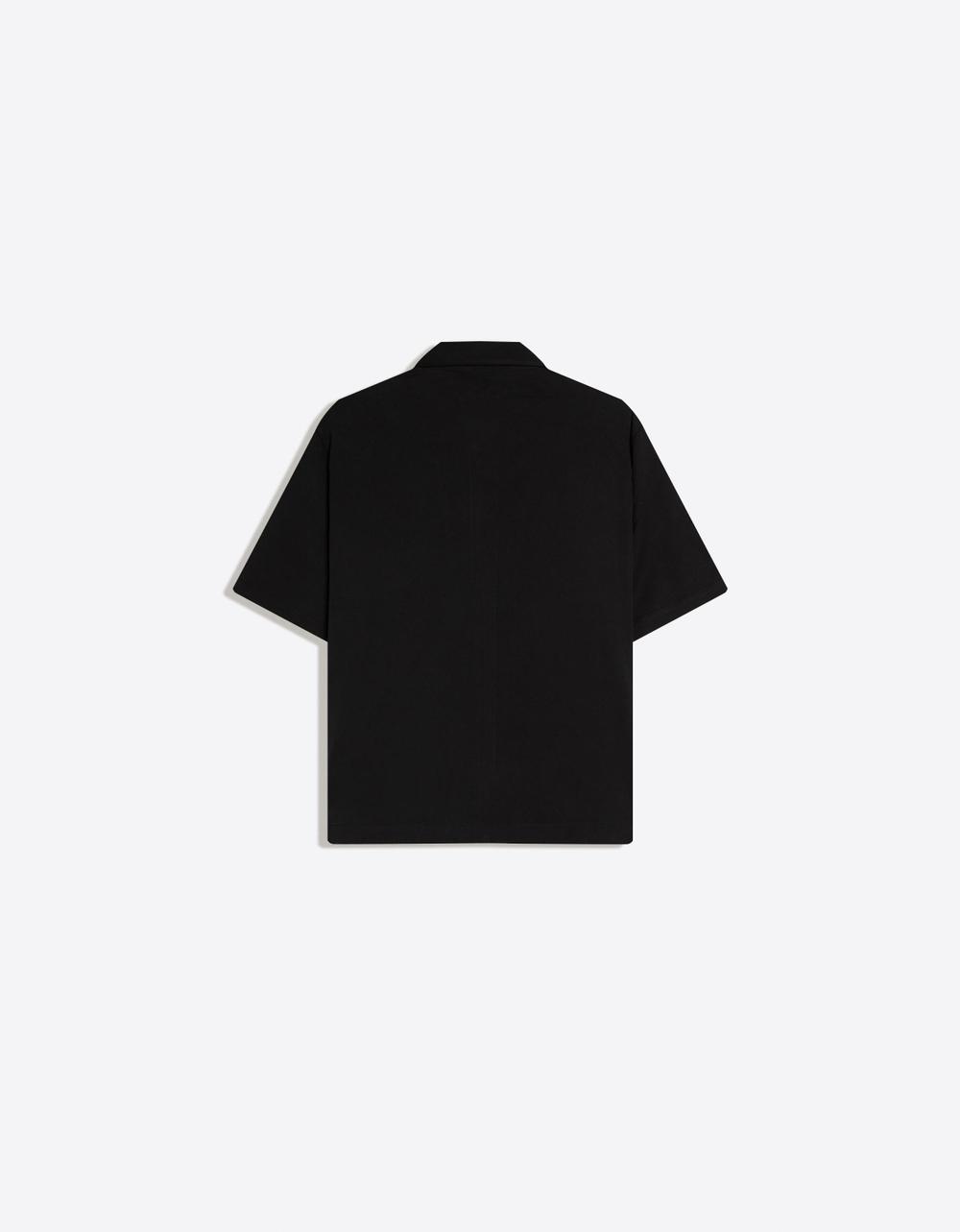 Мужская струящаяся рубашка boxy fit с коротким рукавом - BERSHKA