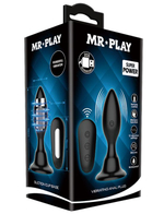 Анальный стимулятор с вибрацией BI-040076W-MR