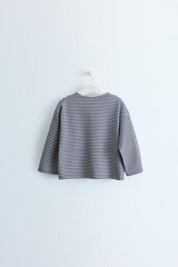 ZARA TIMELESS — ФУТБОЛКА В ПОЛОСКУ, СИНИЙ/БЕЛЫЙ