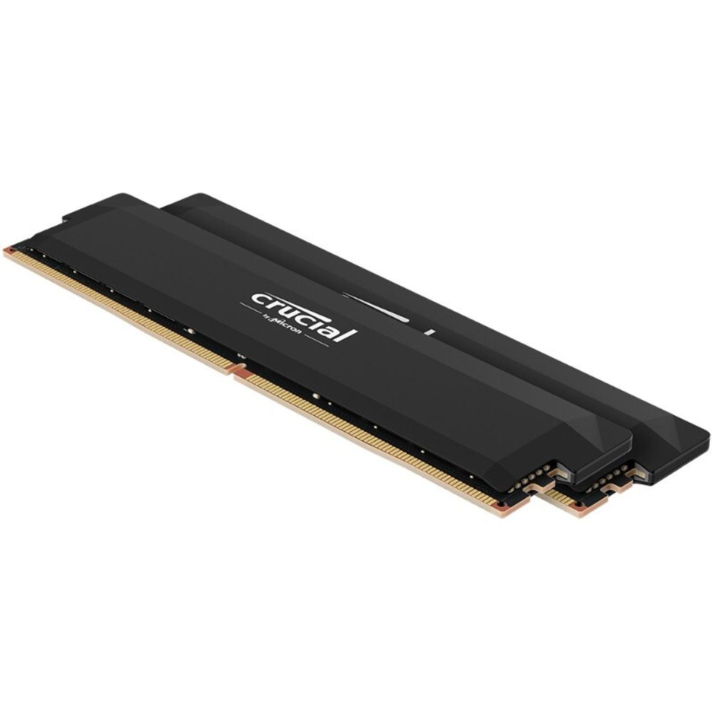 Оперативная память Crucial Pro Gaming by Micron DDR5-6400 64GB Kit (2x32GB) UDIMM CL40 Black 1.35V