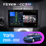 Teyes CC3 2K 9"для Toyota Yaris 2005-2012