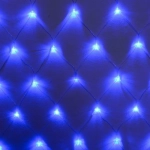 Гирлянда для улицы СЕТКА «Мерцание» ш2,0* в1,5 м 192 ламп LED, прозр.пров,1 реж.,IP-54, Синий (возможность соединения)