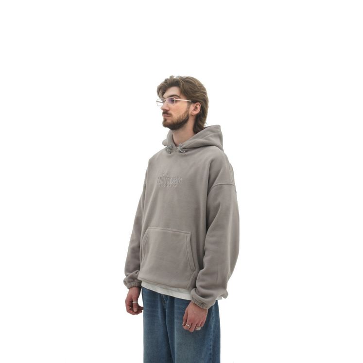 Худи UNIFORM New Fleece Locals, серый