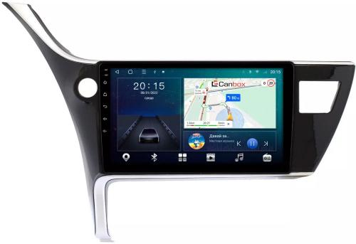 Магнитола для Toyota Corolla 2016-2019 (Китай) - Canbox 10-1135/1136 Android 10, SIM-слот