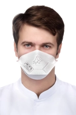 Респиратор НЕВА-306 FFP3 NR D до 50 ПДК конвертный