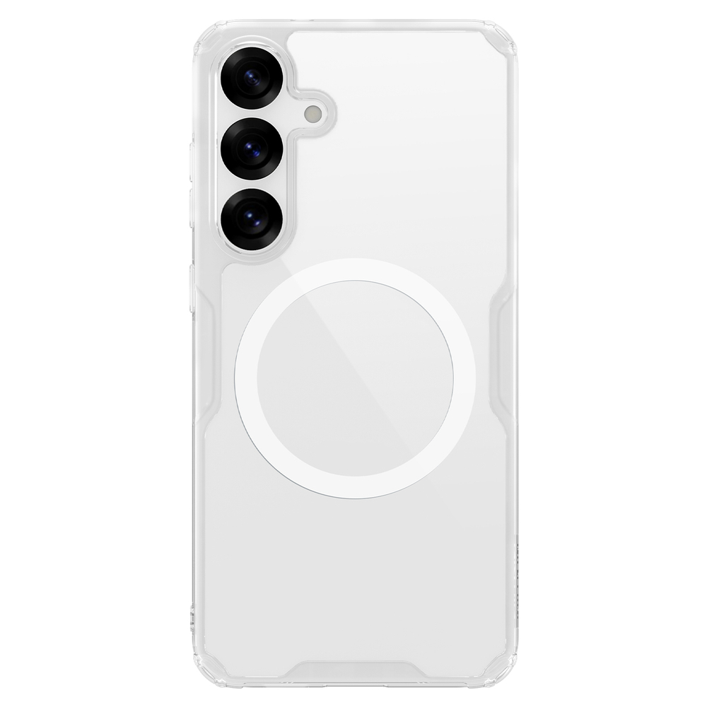 Чехол усиленный от Nillkin с поддержкой зарядки MagSafe для Samsung Galaxy S25, серия Nature TPU Pro Magnetic