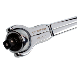 KING TONY (4752-12G) Трещотка 1/2", 312 мм, 72 зубца, дисковый механизм, поворотная голова с кнопкой
