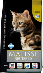 Сухой корм Farmina Matisse Neutered для стерилизованных кошек и кастрированных котов курица 1,5 кг