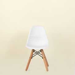 Стул детский Barneo N-1 Eames Style белый