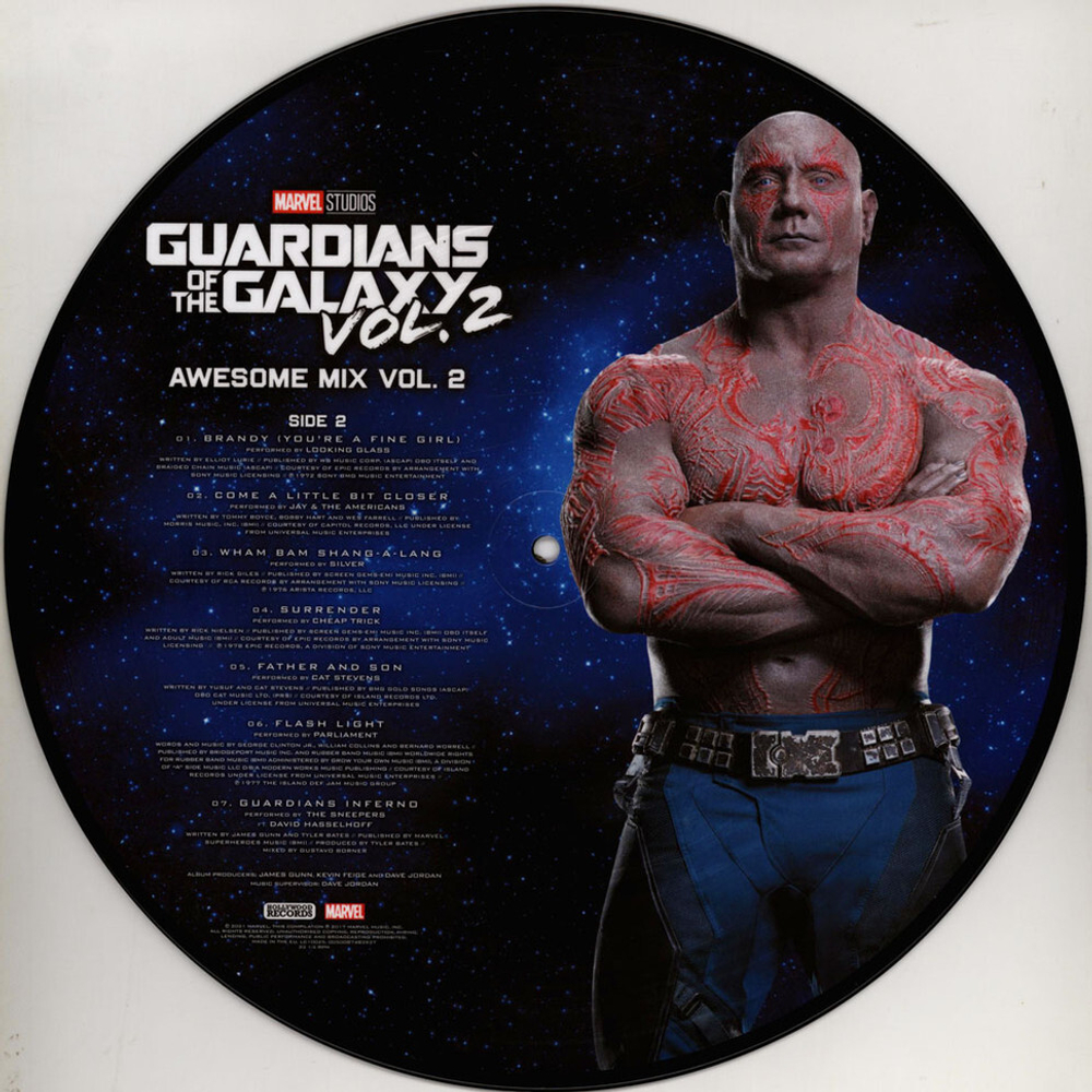 OST Guardians Of The Galaxy Vol. 2 (Awesome Mix Vol. 2) (PICTURE)