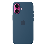 Силиконовый чехол с поддержкой MagSafe Apple Silicone Case для iPhone 16, Denim (Деним)