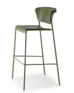 Стул пластиковый барный Scab Design Lisa Technopolymer Go Green, оливковый