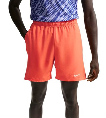 Мужские теннисные шорты Nike Court Dri-Fit Victory 7" - turf orange/white