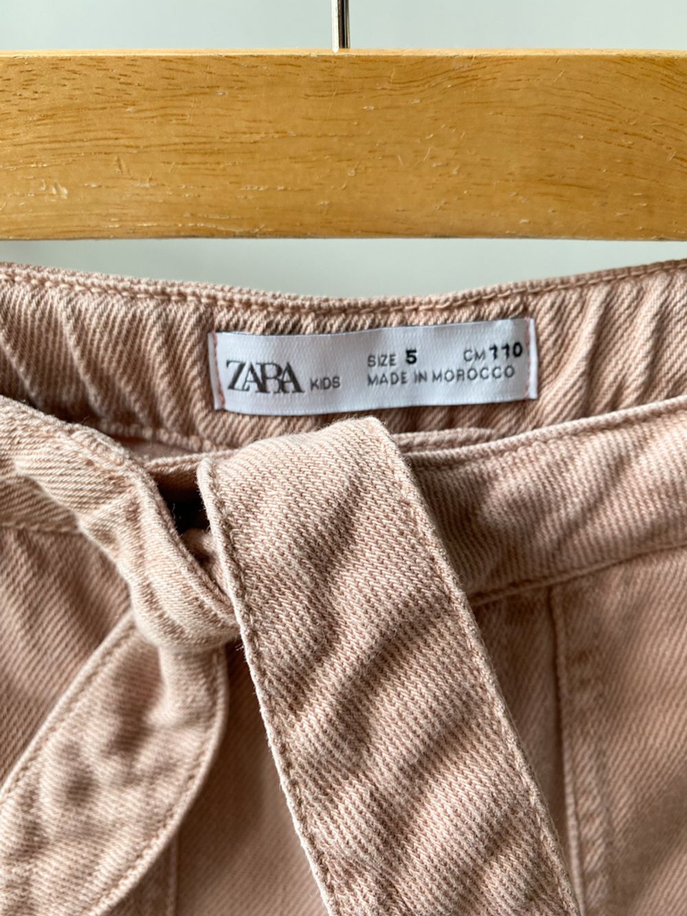 Хлопковые брюки Zara, 110