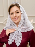 Платок церковный на крещение и венчание в Храм церковь