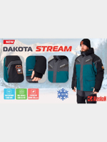 Костюм зимний Alaskan Dakota Stream XL зеленый/серый/черный (куртка+ полукомбинезон)