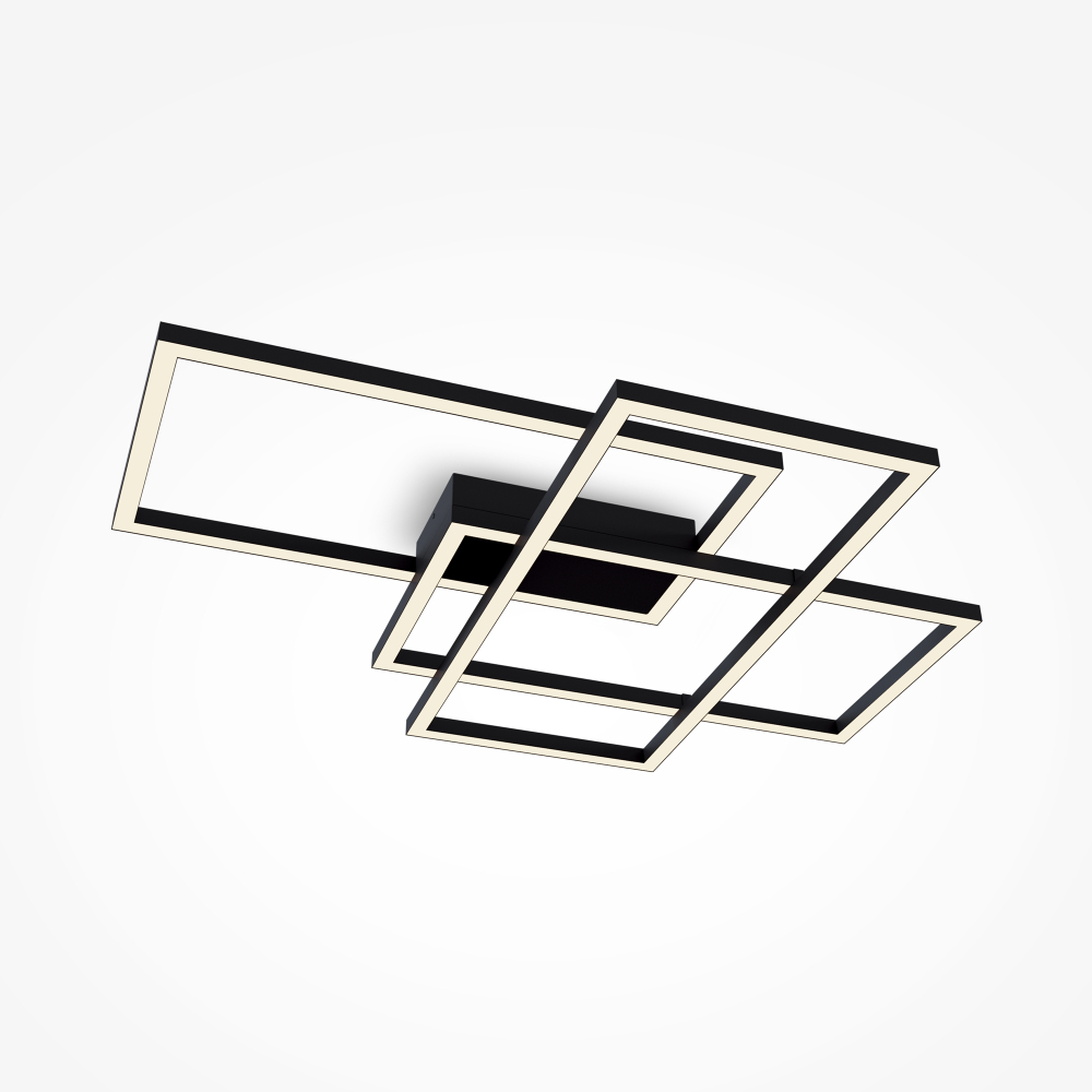 Потолочная светодиодная люстра Maytoni Line MOD016CL-L80BK