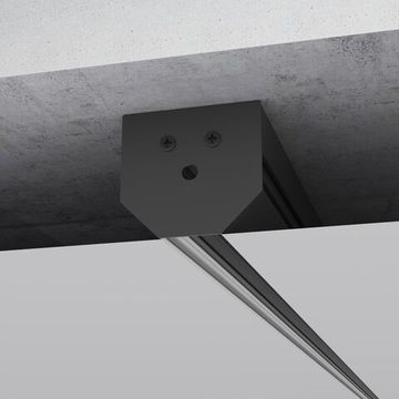 Заглушки 2 шт для шинопровода в натяжной потолок 85206/00 чёрный Slim Magnetic Elektrostandard