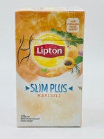 Lipton Slim Plus Чай травяной, фруктовый с соком абрикоса, 20 пакетиков, 36 г (Турция)