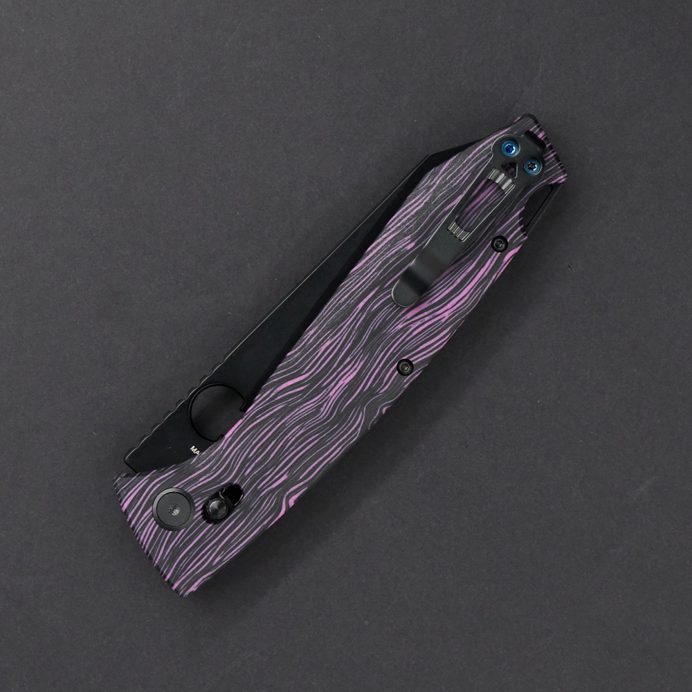 Нож складной Daggerr Alligator DH Purple Black